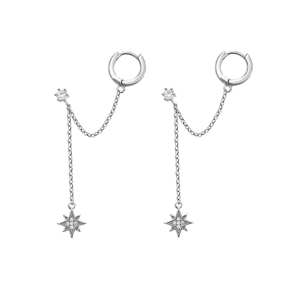 Amazon.com: Star 925 Sterling Silver Double Piercing
